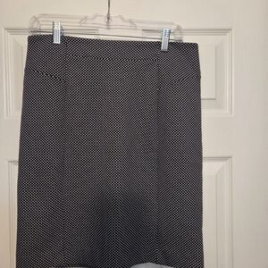 Michael Kors Black and White Pencil Skirt